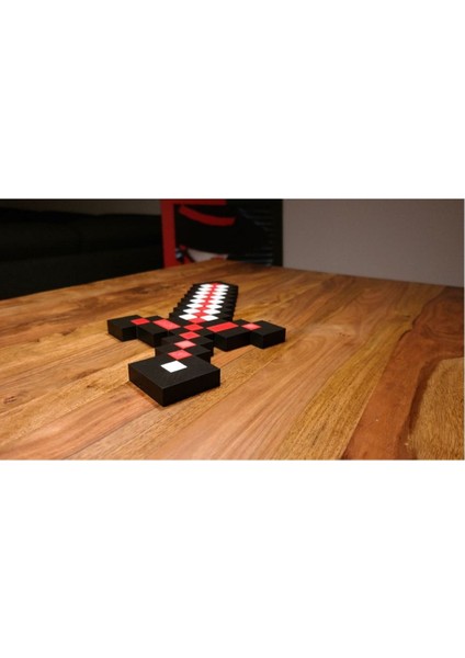 Luxury Minecraft Kılıç Biblo Dekoratif Hediyelik Süs Eşyası Maket 26CM 1 Adet