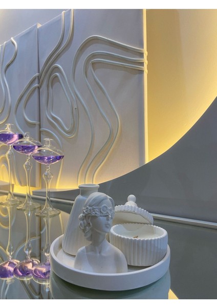 Luxury Elysium Taş Tozu Dekoratif Set 1 Adet