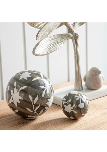 Luxury Lorea Orbs Dekoratif Obje 3 cm Natural 1 Adet