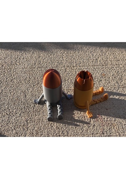 Luxury Dekoratif Obje - Bullet Buddy - 2’li Set 1 Adet
