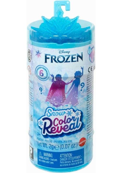 Luxury Disney Karlar Ükesi Color Reveal Renk Değiştiren Prenses Bebekler Sürpriz Paket HMB83 1 Adet