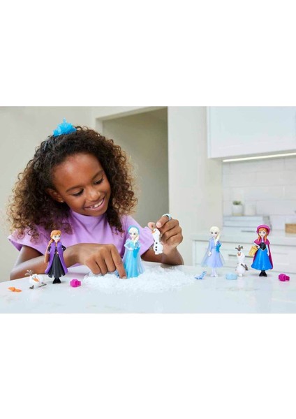 Luxury Disney Karlar Ükesi Color Reveal Renk Değiştiren Prenses Bebekler Sürpriz Paket HMB83 1 Adet