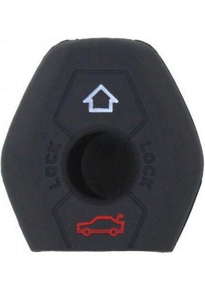 Anahtar Kumanda Koruyucu Kilif Silikon Siyah Bmw E46-E39-E63-E60-E36-E81 X5-6 Serisi-Z3-Z4 Nrmsa