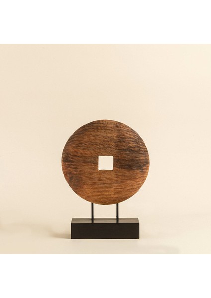 Luxury Tenggara Standlı Dekoratif Obje 44 cm Natural 1 Adet