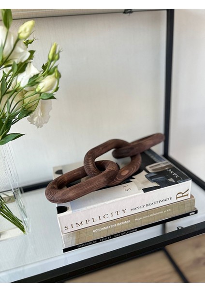 Luxury Ahşap Zincir, Ahşap Dekoratif Zincir, Ahşap,ahşap Rengi Zincir WR001-BN 1 Adet indirimleri