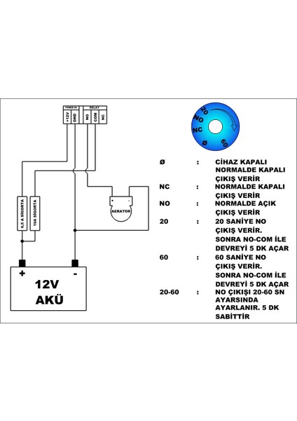 Livar Pompası Anahtarı Otomatik Zamanlayıcı (Aerator Swıtch)