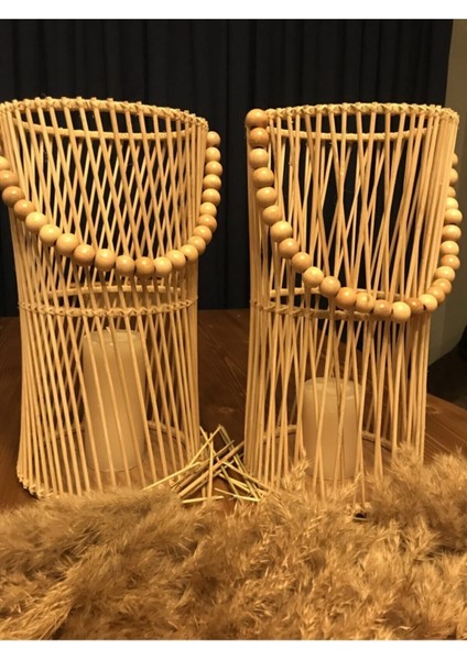 Luxury Bambu Fener 2 Li Çapraz 1 Adet