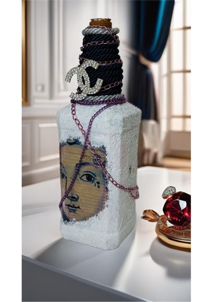 Luxury Secret Blu Women Handmade Şişe Şamdan 1 Adet modelleri