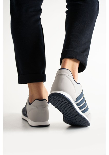 Günlük Sneaker Unisex Çizgili Günlük Rahat Kaliteli Konforlu Bağcıklı Sneaker Spor Ayakkabı