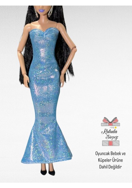 Luxury Oyuncak Bebek Kıyafeti - Balık Elbise Modeli 1 Adet