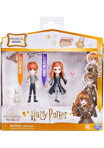 Luxury Harry Potter Magical Minis Ron Weasley ve Ginny Weasley Dostluk Seti 1 Adet