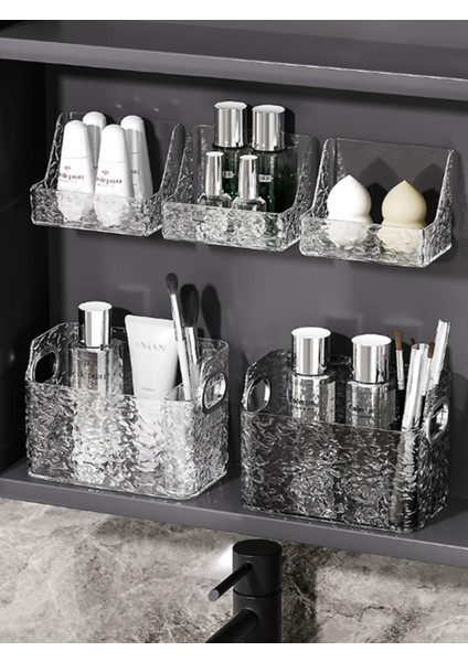 Luxury Çok Amaçlı Banyo Düzenleyici Parfüm Takı Makyaj Düzenleyici Organizer 1 Adet indirimleri