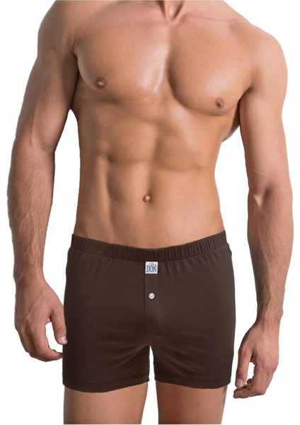Jersey Penye-Örme Erkek Boxer K.kahve