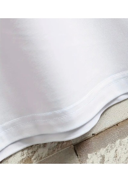 Ayı Baskılı Erkekler Için 2 Parça , Rahat Kısa Kollu Oversize T-Shirt ve Yazlık Bağcıklı Şort Takımı
