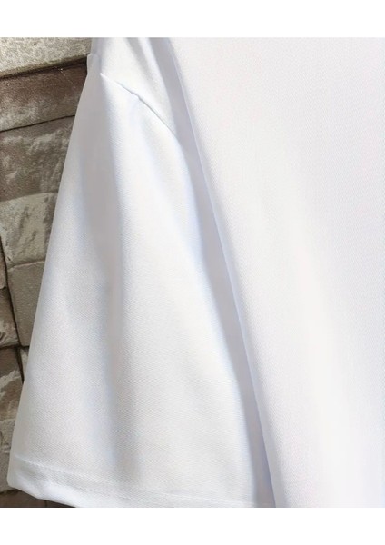 Ayı Baskılı Erkekler Için 2 Parça , Rahat Kısa Kollu Oversize T-Shirt ve Yazlık Bağcıklı Şort Takımı