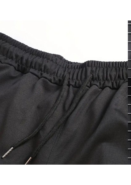 Ayı Baskılı Erkekler Için 2 Parça , Rahat Kısa Kollu Oversize T-Shirt ve Yazlık Bağcıklı Şort Takımı