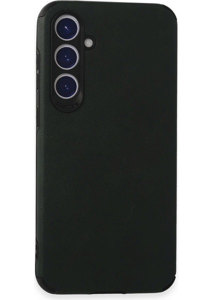 Samsung Galaxy S23 Fe Kılıf Loop Deri Silikon - Yeşil Ferrg