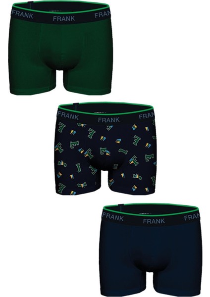 Üçlü Retrosport Boxer Multıcolor