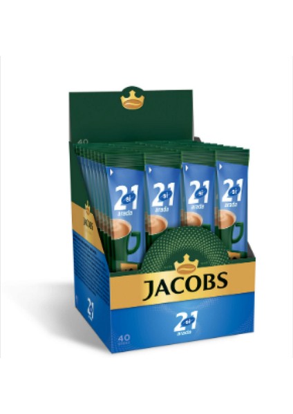 - Kahve 2 Si 1 Arada (40 x 10,5 Gr) Jacobs Ferrg
