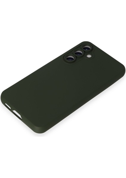 Samsung Galaxy S24 Plus Kılıf Nano Içi Kadife Silikon - Koyu Yeşil Ferrg fırsatları