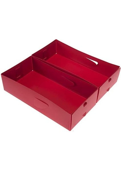 Menashop Çekmece Içi Düzenleyici 2 Adet Pvc Kırmızı Kutu fiyatları