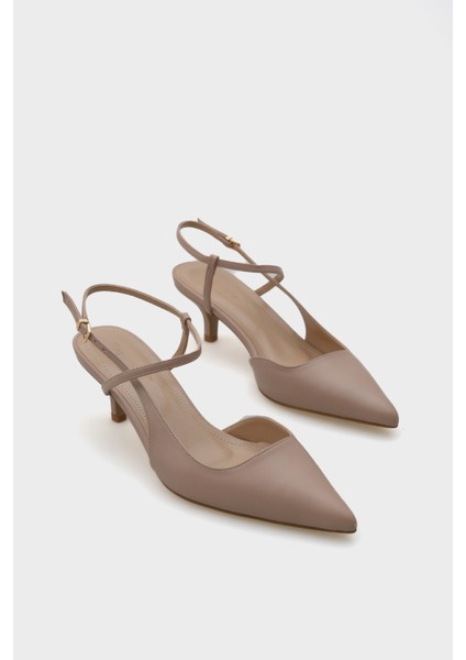 Perla Orta Topuklu Bilekten Bantlı Sivri Burunlu Kadın Ayakkabı fiyatları