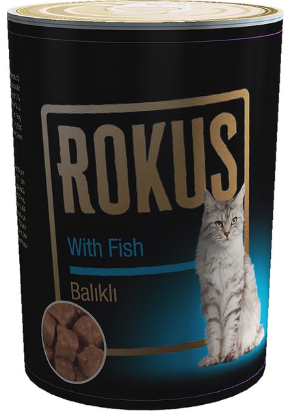 Balikli Kedi Konservesi 410 gr x 6 Adet Ferrg