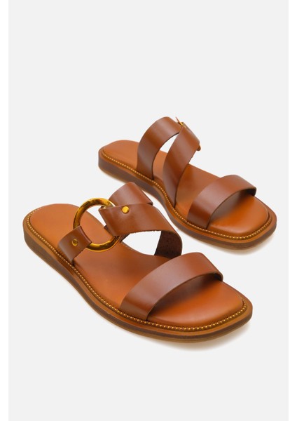 - Günlük Kadın Deri Sandalet