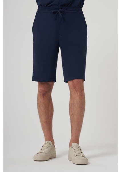 Abıto Lacivert Modal Içerikli Relaxed Fit Süprem Şort