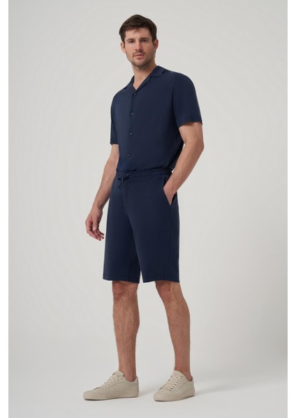 Abıto Lacivert Modal Içerikli Relaxed Fit Süprem Şort modelleri
