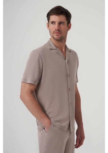 Maglia Mink Modal Içerikli Relaxed Fit Mono Yaka Süprem Gömlek modelleri