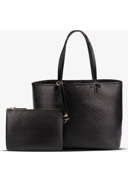 Tooche Kadın Monogram Su Geçirmez Omuz ve El Takım Çanta&clutch