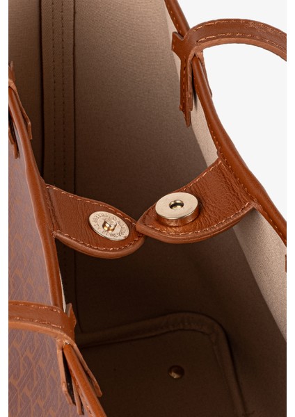 Tooche Kadın Monogram Su Geçirmez Omuz ve El Takım Çanta&clutch