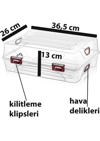 Lüx Bot Saklama Düzenleme Kutusu 5'li Set