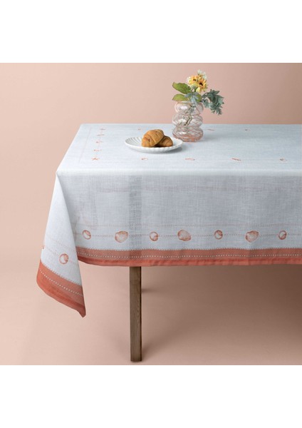 Coral 150X250 cm Masa Örtüsü Gri Kiremit