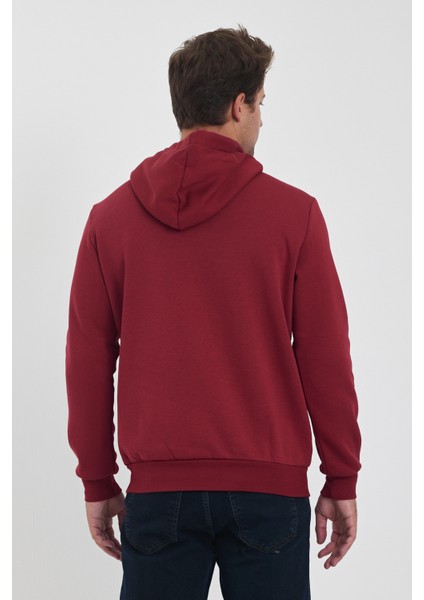 3 Ip Şardonlu Kapuşonlu Cepsiz Sweatshirt RD24KE054902