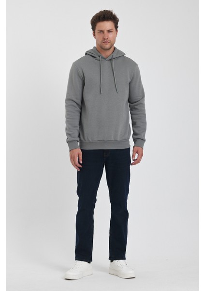 3 Ip Şardonlu Kapuşonlu Cepsiz Sweatshirt RD24KE054902 indirimleri