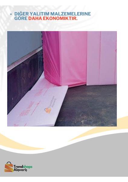 Tsa 10 Adet 1 cm 50X50CM Strafor Köpük Levha
