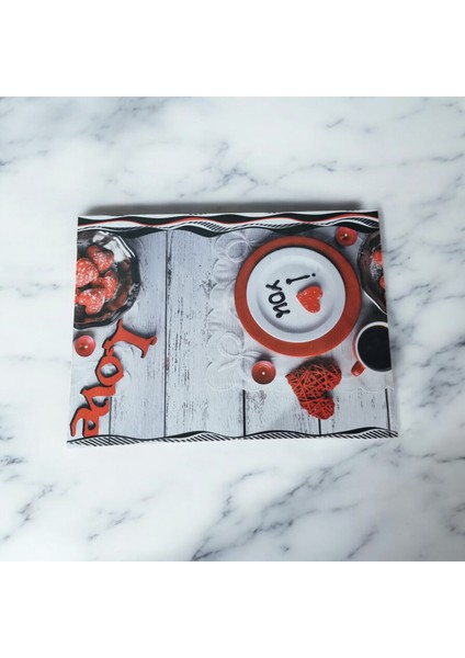 Dijital Baskı Love Yazılı Kaydırmaz Kalın Taban Büyük Boy Banyo ve Kapı Paspası