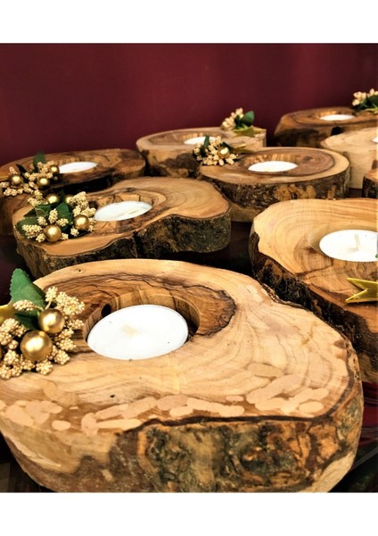 Luxury Zeytin Ağacı Mumluk 1 Adet indirimleri