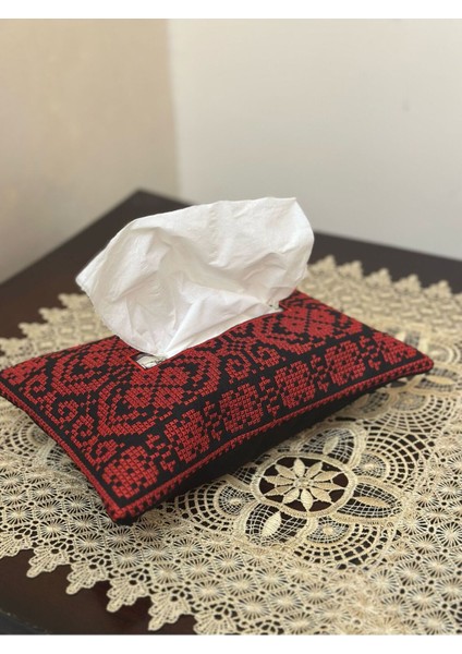 Kumaş Mendil Kutusu Kapağı Filistin Nakışı fiyatları