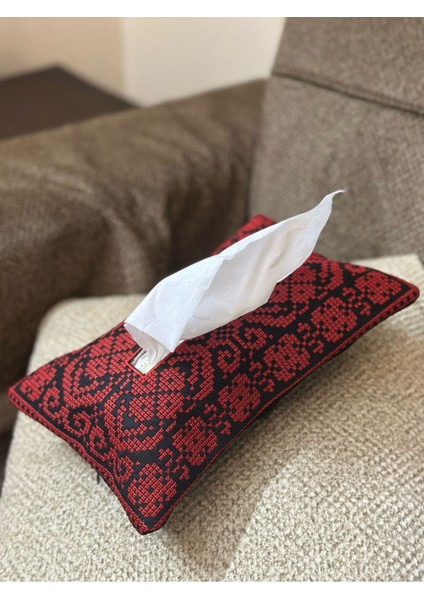 Kumaş Mendil Kutusu Kapağı Filistin Nakışı modelleri