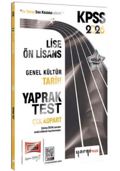 2026 Kpss Lise-Ön Lisans Genel Kültür Tarih Çek Kopart Yaprak Test