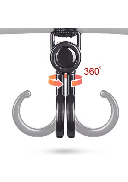 Bebek Arabası Askılık 360° Fonksiyonlu Işlevsel Bisiklet Askılık
