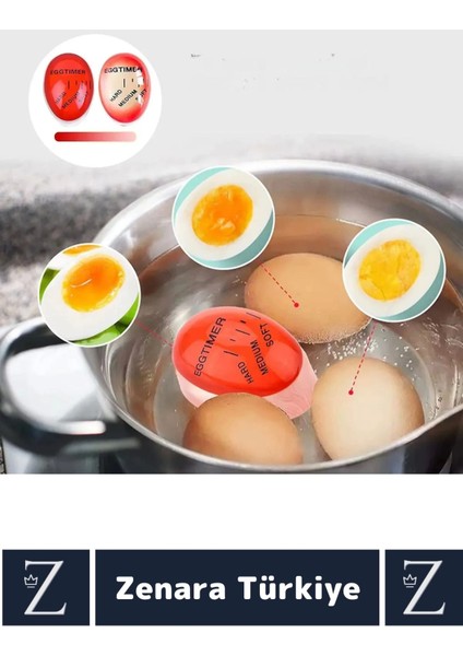 Premium Yanmaz Erimez 3 Farklı Zamanlayıcılı Haşlama Yumurta Pişirme Derecesi Egg Timer fiyatları