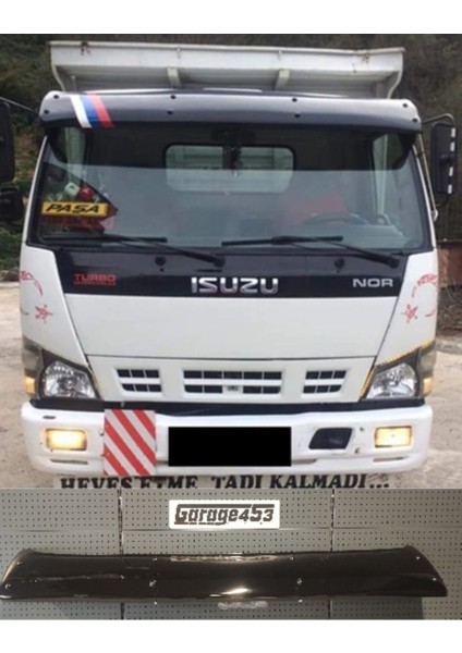 Isuzu Npr Nqr Ön Cam Güneşliği Mika Parlak Siyah GARAGE453