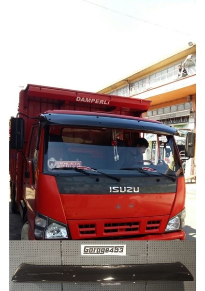 Isuzu Npr Nqr Ön Cam Güneşliği Mika Parlak Siyah GARAGE453
