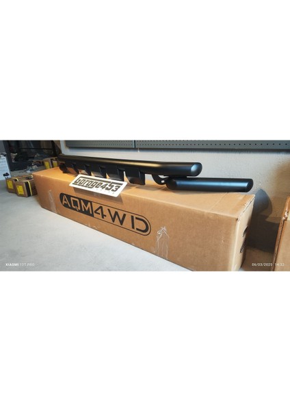 L200 2007 - 2015 Off Road Siyah Ön Koruma PST24 Mat Black GARAGE453