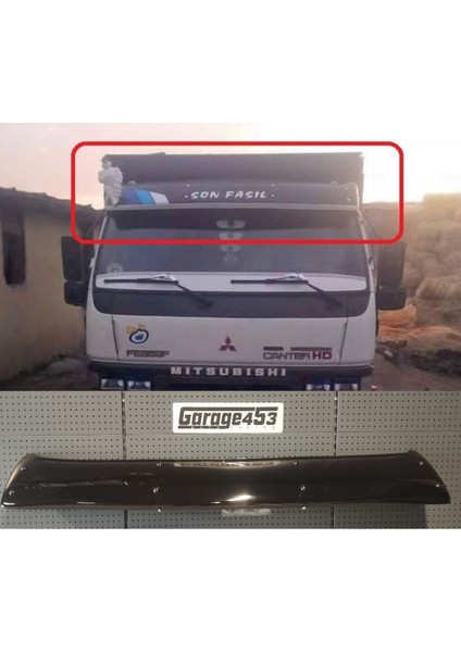 Fe 635 639 659 Ön Cam Güneşliği Mika Parlak Siyah GARAGE453