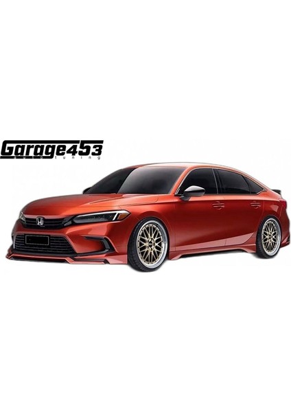 GARAGE453 Honda Civic F Yeni Kasa Yan Ekler Marspiel Plastik Boyasız